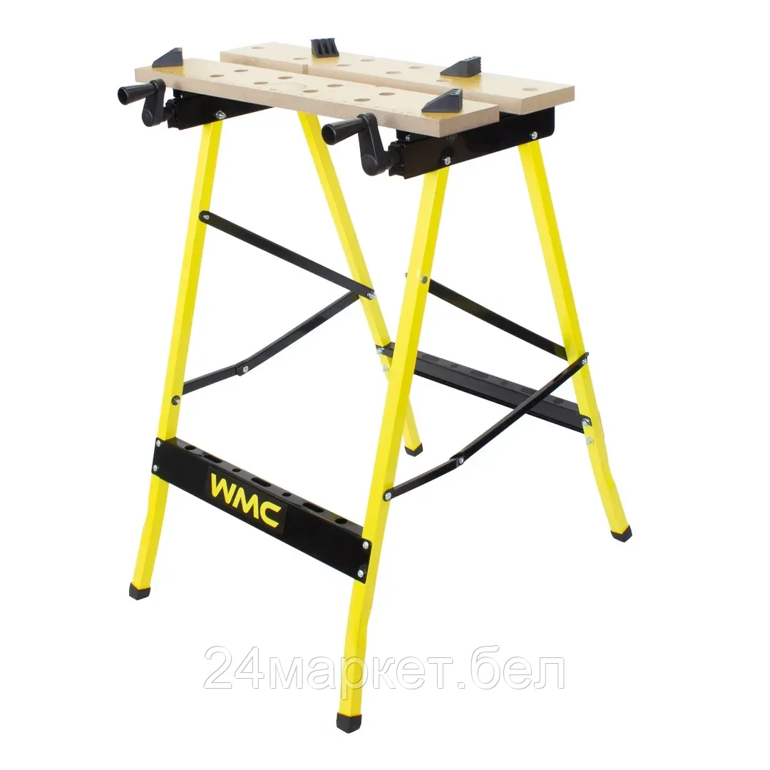 Верстак столярный металлический с разводной столешницей(950x560x165 мм,металл 1.0мм, нагрузка 100кг) WMC TOOLS WMC-TG6101045