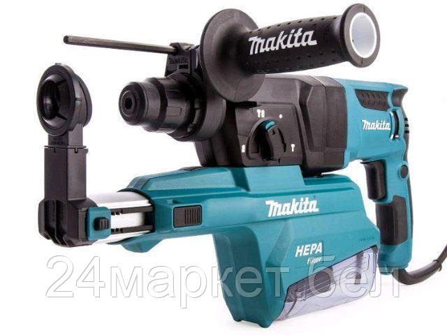 MAKITA Китай Перфоратор MAKITA HR 2652 в чем. + система пылеудаления (800 Вт, 2.2 Дж, 3 реж., патрон SDS-plus, быстросъемн., БЗП в комплекте, вес 4.3 кг)