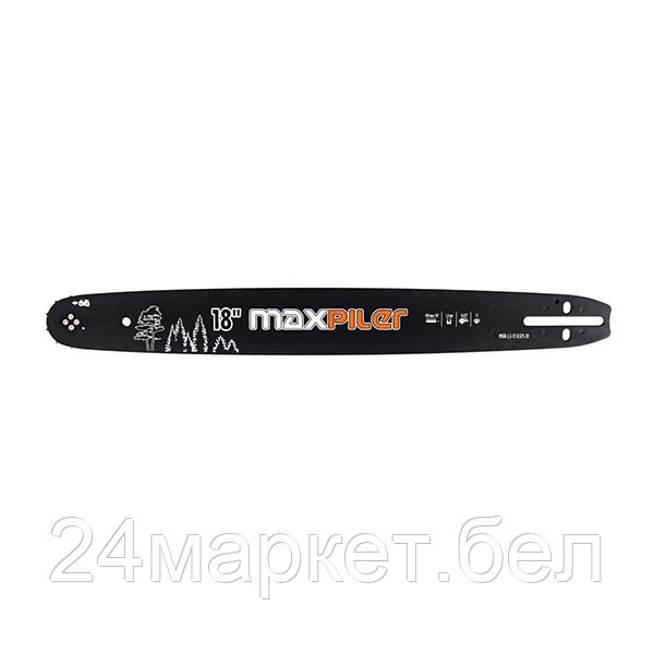 Шина для бензопил МХGB, 450мм/18", 0,325", 1,3мм., 72зв. PIT GCS52-D1, GCS52-C2, Парма 2М Carver 45-18 (MXGB-1,3-72-0,325-18)