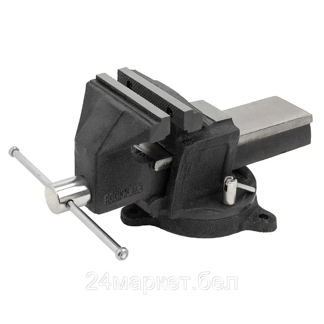 RF-6540908 RockFORCE Тиски стальные усиленные поворотные с наковальней 8"-200мм