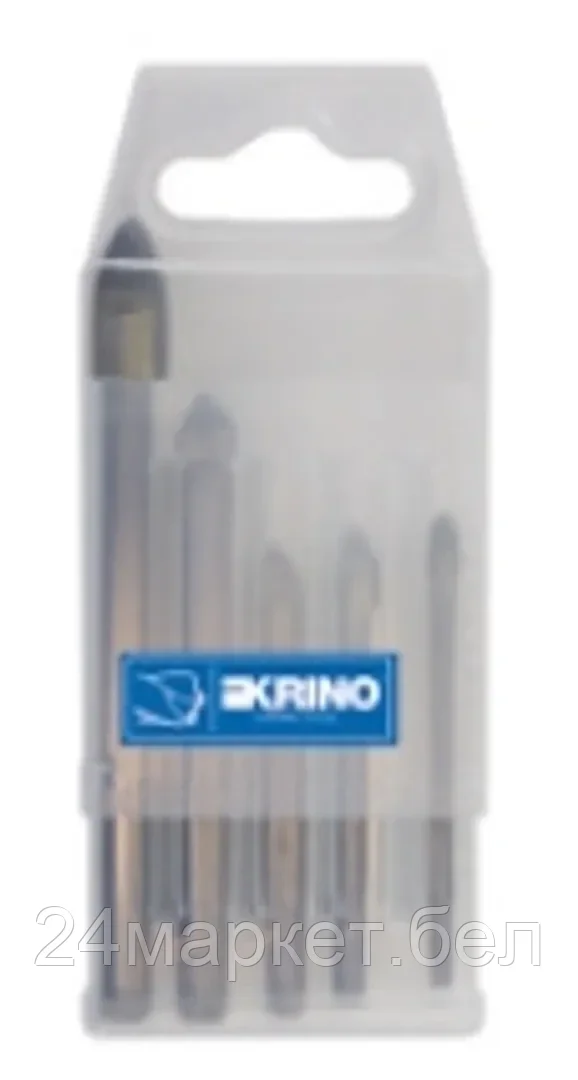 Сверла по стеклу 4-5-6-8-10мм HRA 90 набор 5пр. Krino 3146700