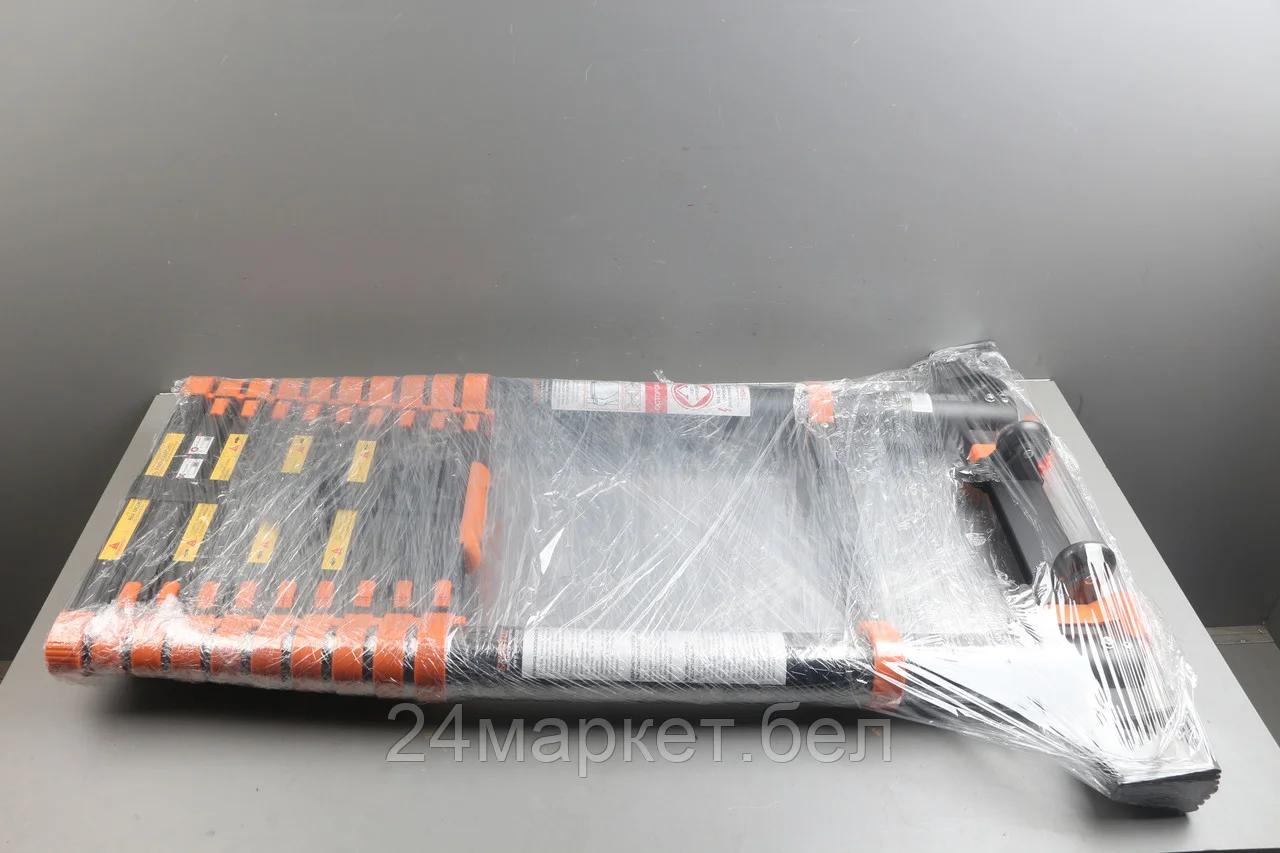 Лестница телескопическая 1-секц. алюм. 430см, 11 ступ. 10,8кг BLACK LINE STARTUL (ST9931-043) уцен