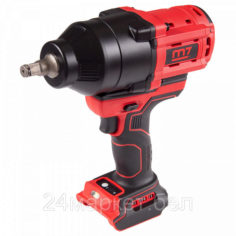 MIGHTY SEVEN DW-402 MIGHTY SEVEN Гайковерт аккумуляторный ударный 1/2", 1700 Нм, 18 В, без аккумулятора и ЗУ