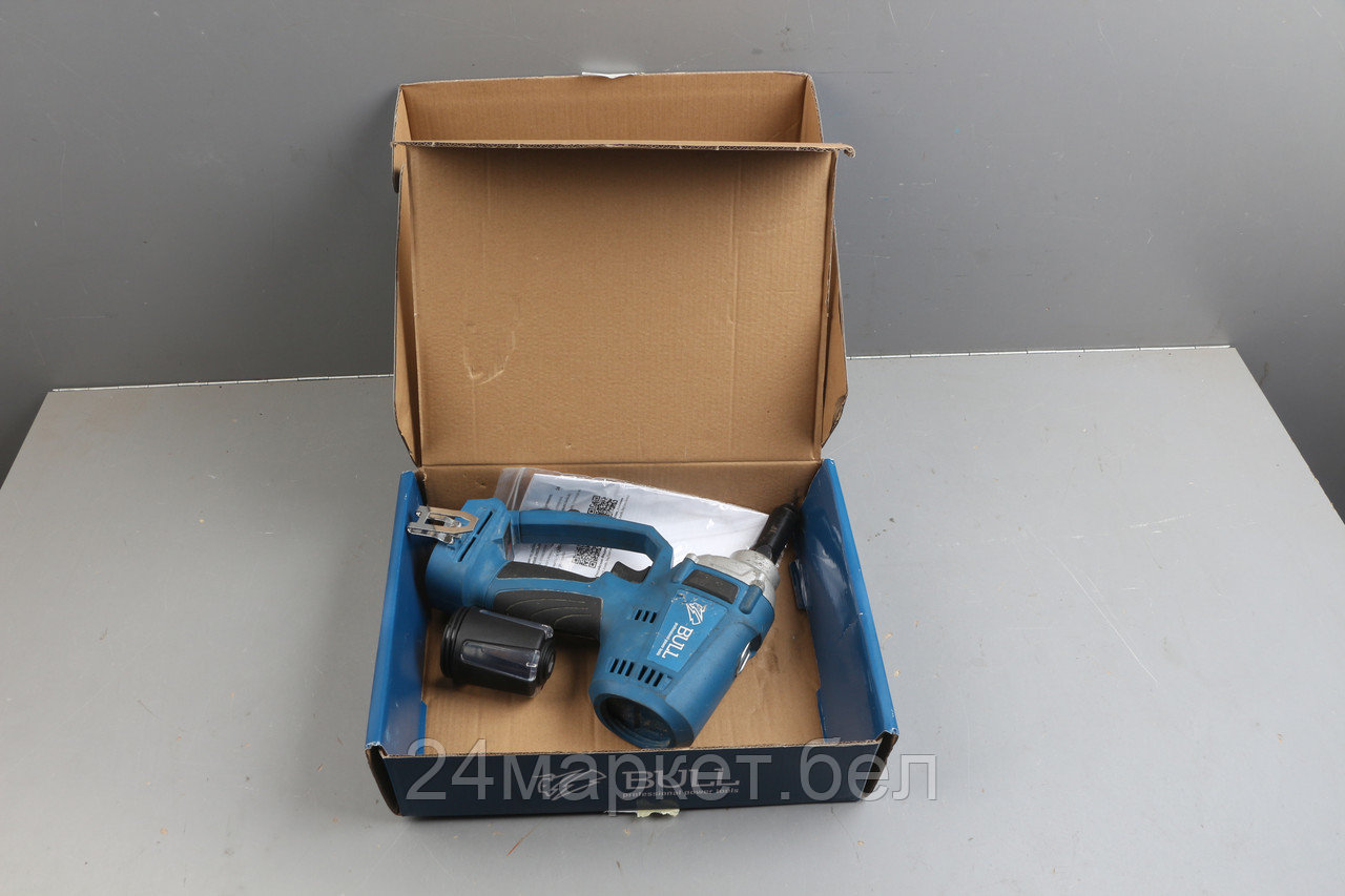 Аккум. заклепочный пистолет BULL CRG 1018 в кор. XLTpro SOLO, БЕСЩЕТ., 25 мм, 10000 Н уцененный (0