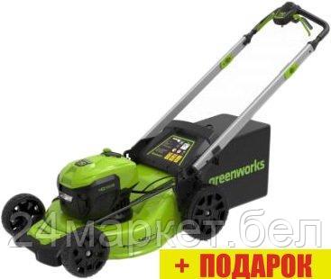 Газонокосилка Greenworks GD40LM48SPK4 2517407UB (с 1-им АКБ 4 Ач)