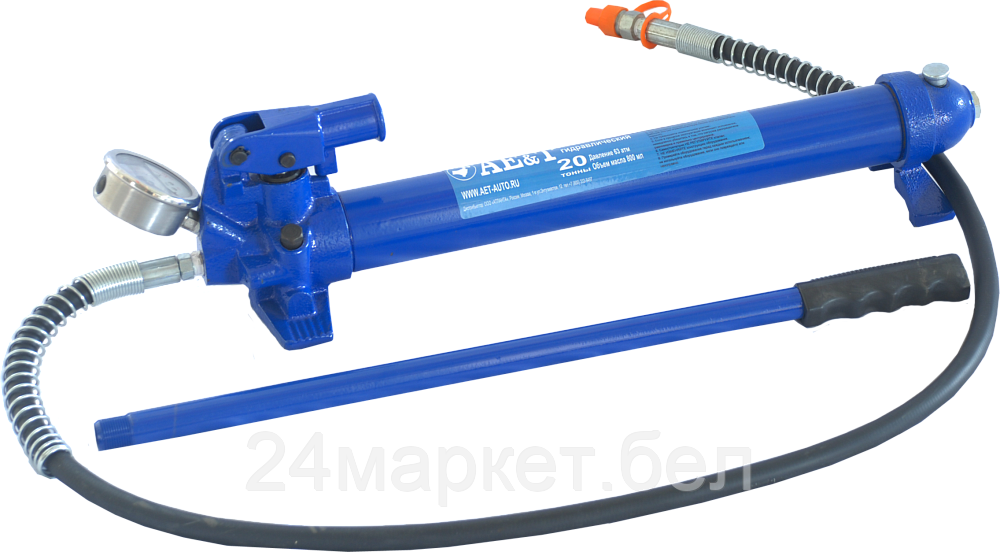 AE&T T03020PM Насос гидравлический ручной 20т с манометром