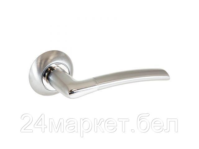 Ручка дверная "СТАРК" SC/CP (1492) мат.хром/хром АЛЛЮР (УЗК)