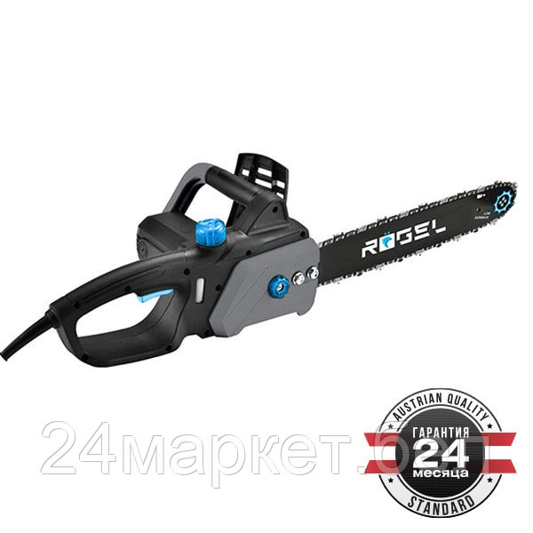 Пила цепная электрическая ROGEL, 1800 Вт, шина 400 мм, 3/8-1.3-59, 13.5 м/с (ECSR-1816)
