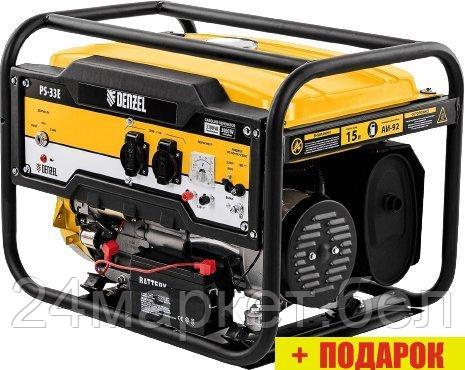 Бензиновый генератор Denzel PS-33E