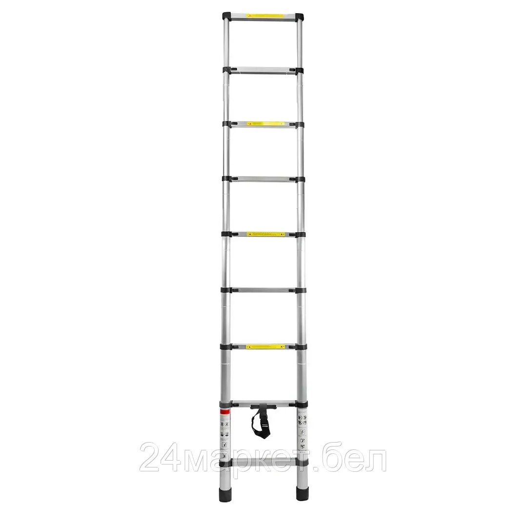 Лестница телескопическая односекционная 2.6м FORCEKRAFT BL-T260