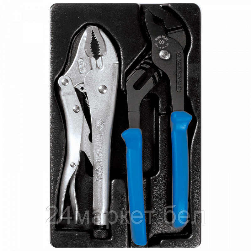 Клещи переставные King Tony 9-40102GP (2 пр.)