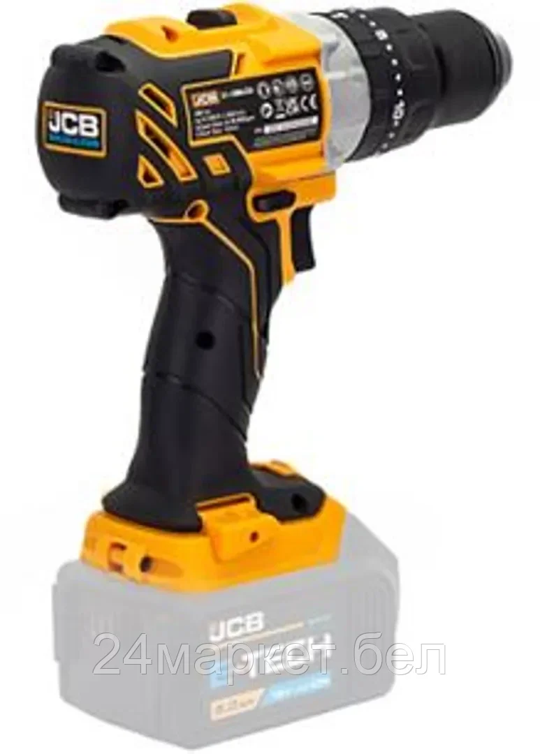 JCB-18BLCD-B-E JCB Дрель-шуруповерт аккумуляторная 18V, max 65Nm, без аккумулятора