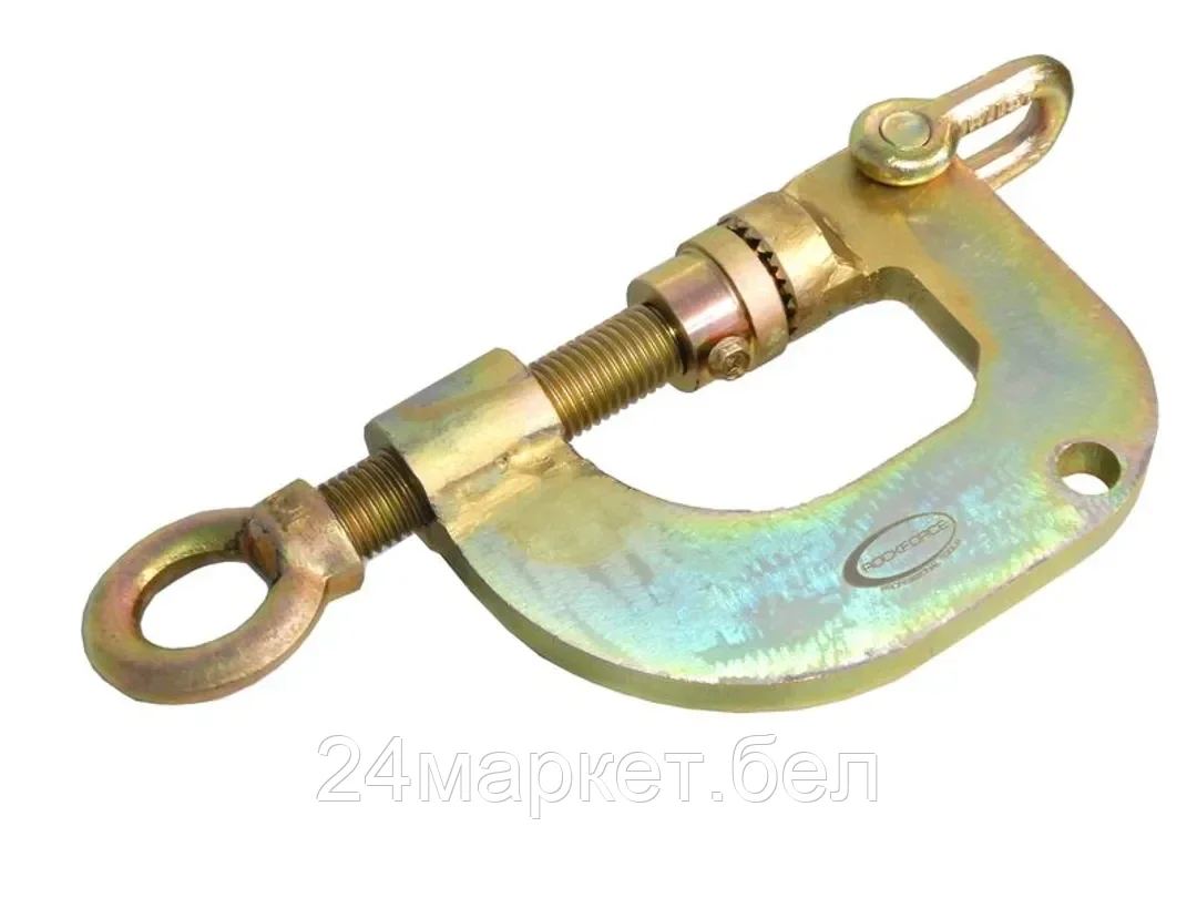 Rock FORCE Захват для кузовных работ "Струбцина" двухфункциональный (поперечное усилие 2т, продольное 3т) Rock FORCE RF-62507