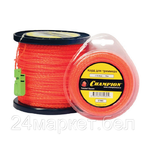 Корд для триммера, 2.4 мм*44м (витой квадрат) Square Twist Duo (C5058)