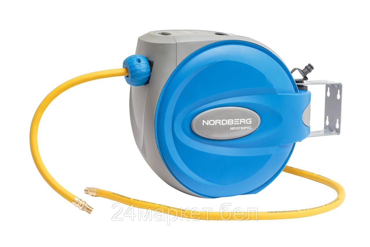 NORDBERG HR1015HPVC NORDBERG ШЛАНГ HR1015HPVC воздушный на катушке гибридный PVC Ø9,5х15,5мм, 15+1м