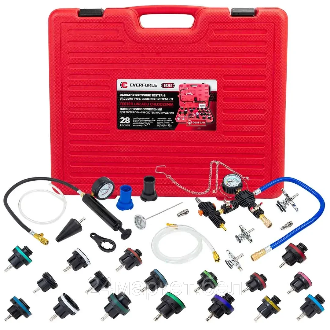 EF-922G1 EVERFORCE Набор приспособлений для тестирования систем охлаждения 28пр.