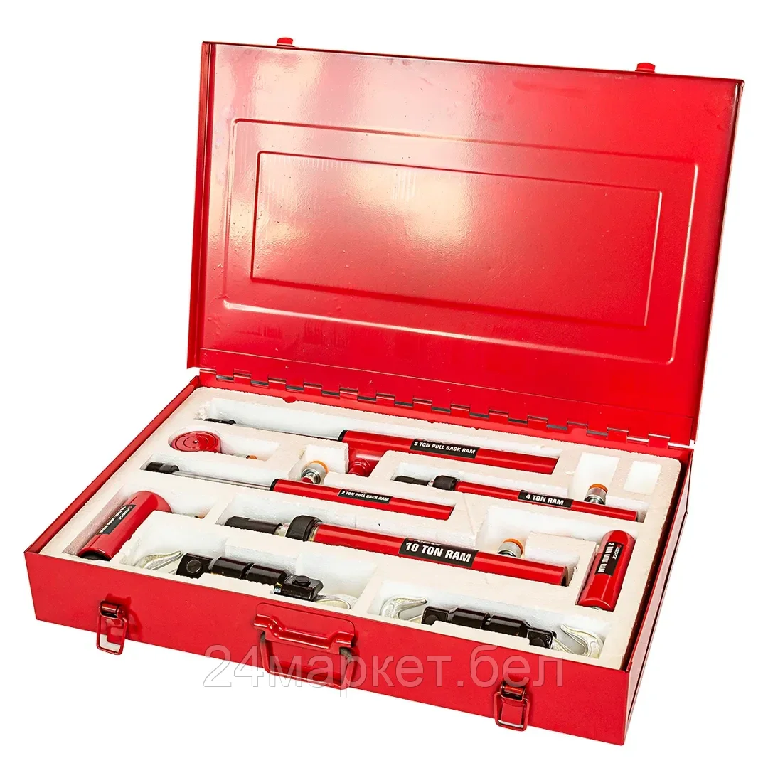 Набор цилиндров гидравлических прямого и обратного действия 7пр.(2т, 4т, 5т, 10т)в метал. кейсе Forsage F-0200-1B