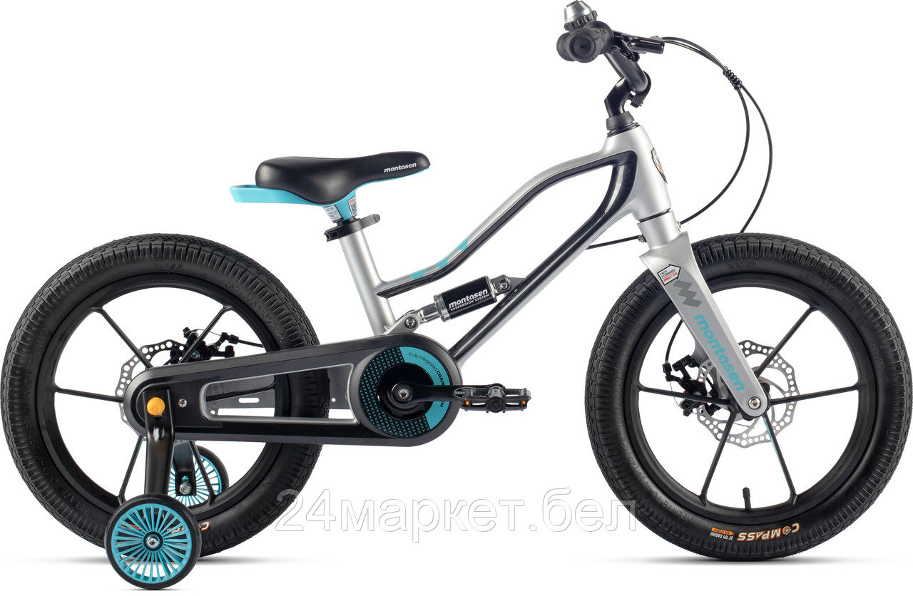 Детский велосипед Montasen MBS01-16SL (серебристый)