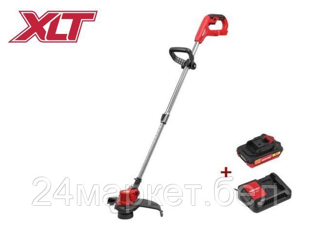 Триммер аккум. WORTEX TB 3018-1 с акб и зу  ALL1 (18 В, телескоп.ручка, рег.угол  0-60°, 1.6 мм леска, c АКБ И ЗУ)