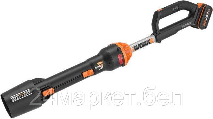 Ручная воздуходувка Worx WG543E (с 1-им АКБ 4 Ач)