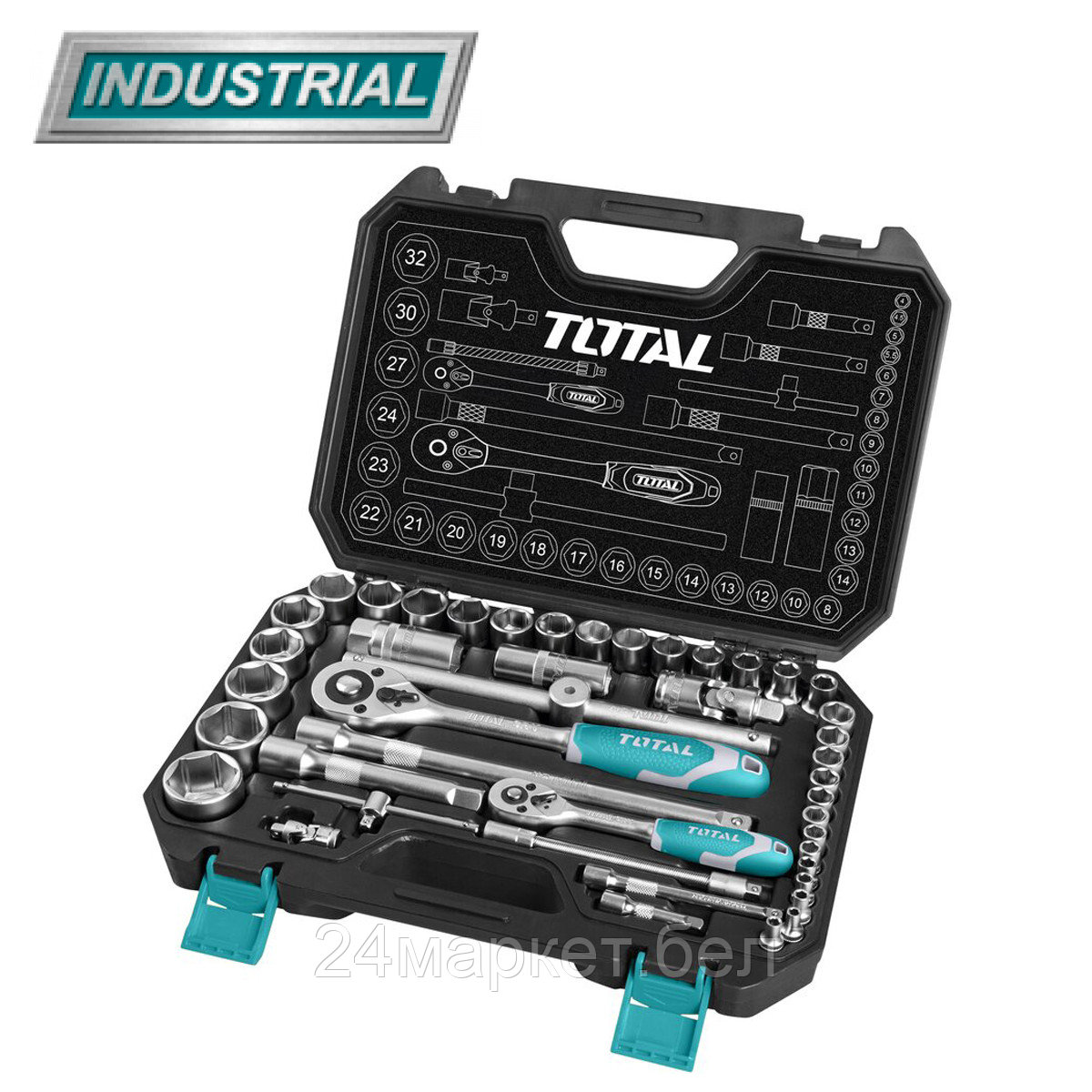 Универсальный набор инструментов Total THT421441 (44 предмета)