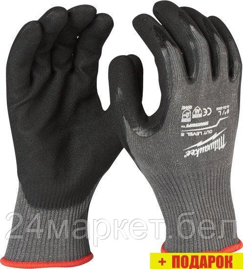 Нитриловые перчатки Milwaukee Cut level 5/E 10/XL 4932471426