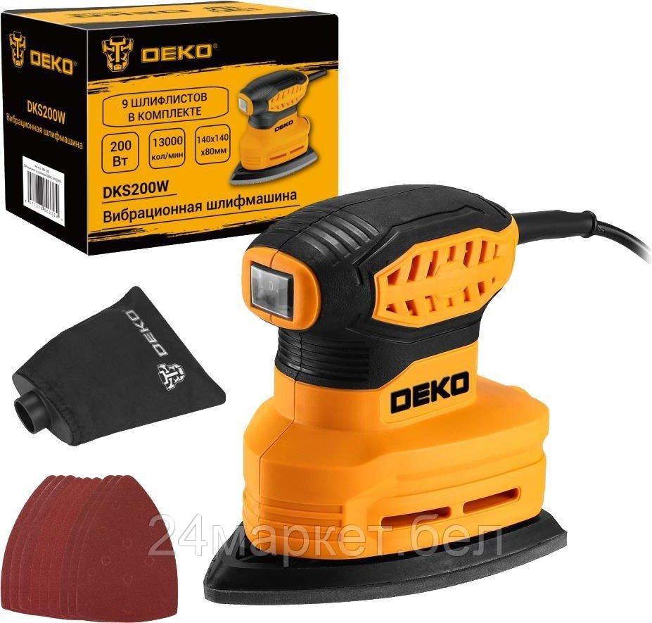 Дельташлифмашина Deko DKS200W 083-1200