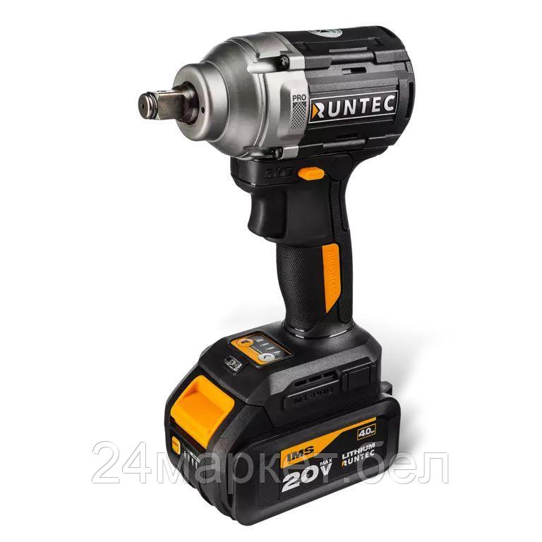 RUNTEC RT-IW500 Гайковерт ударный аккумуляторный RUNTEC PRO 1/2", 20В, 2*4Ач, 500Нм