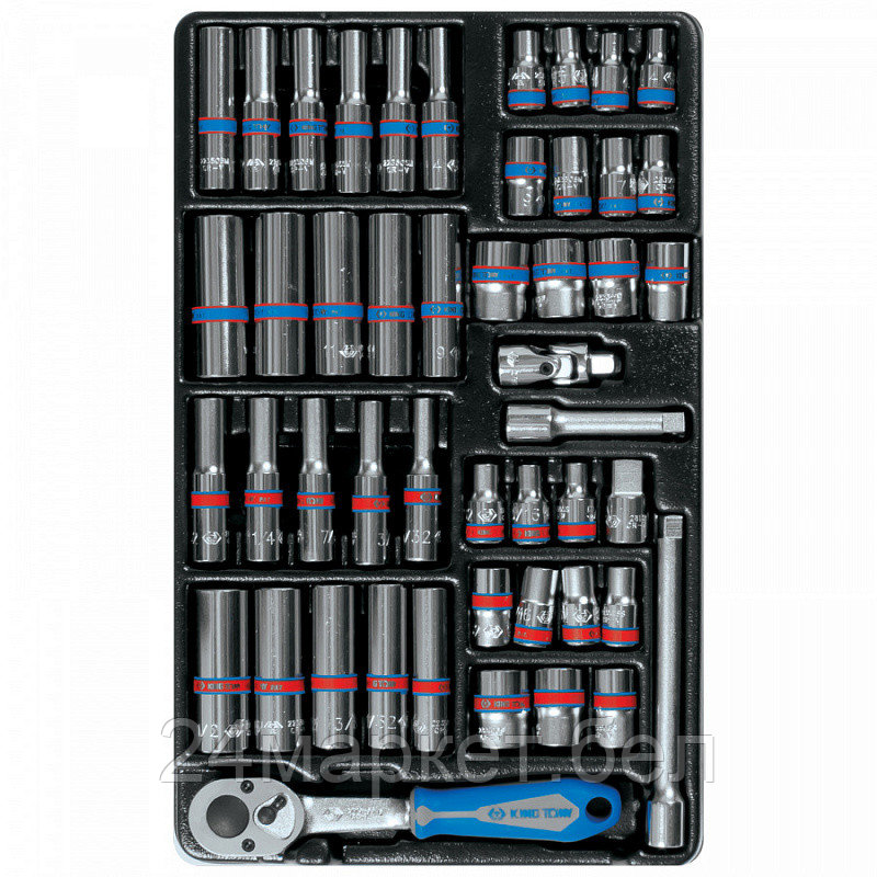 Набор головок слесарных King Tony 9-2548CR