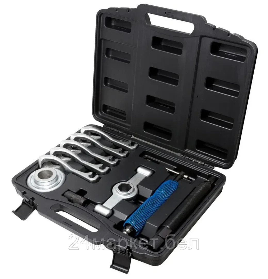 FORSAGE Съемник ступицы сборный с гидравлическим и механическим винтами 11пр,(5 сменных лап), в кейсе Forsage F-4031410