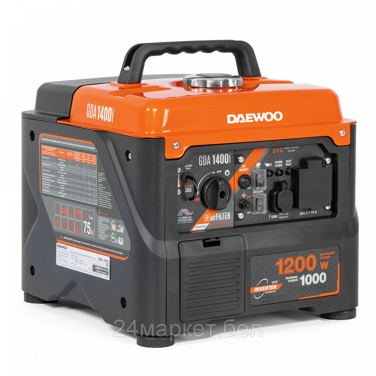 Бензиновый генератор Daewoo Power GDA 1400i