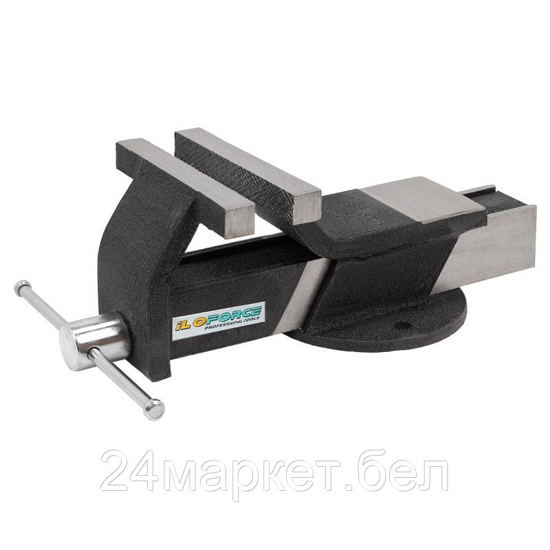 IF-6540803 ILOforce Тиски стальные поворотные с наковальней 3" (80мм)