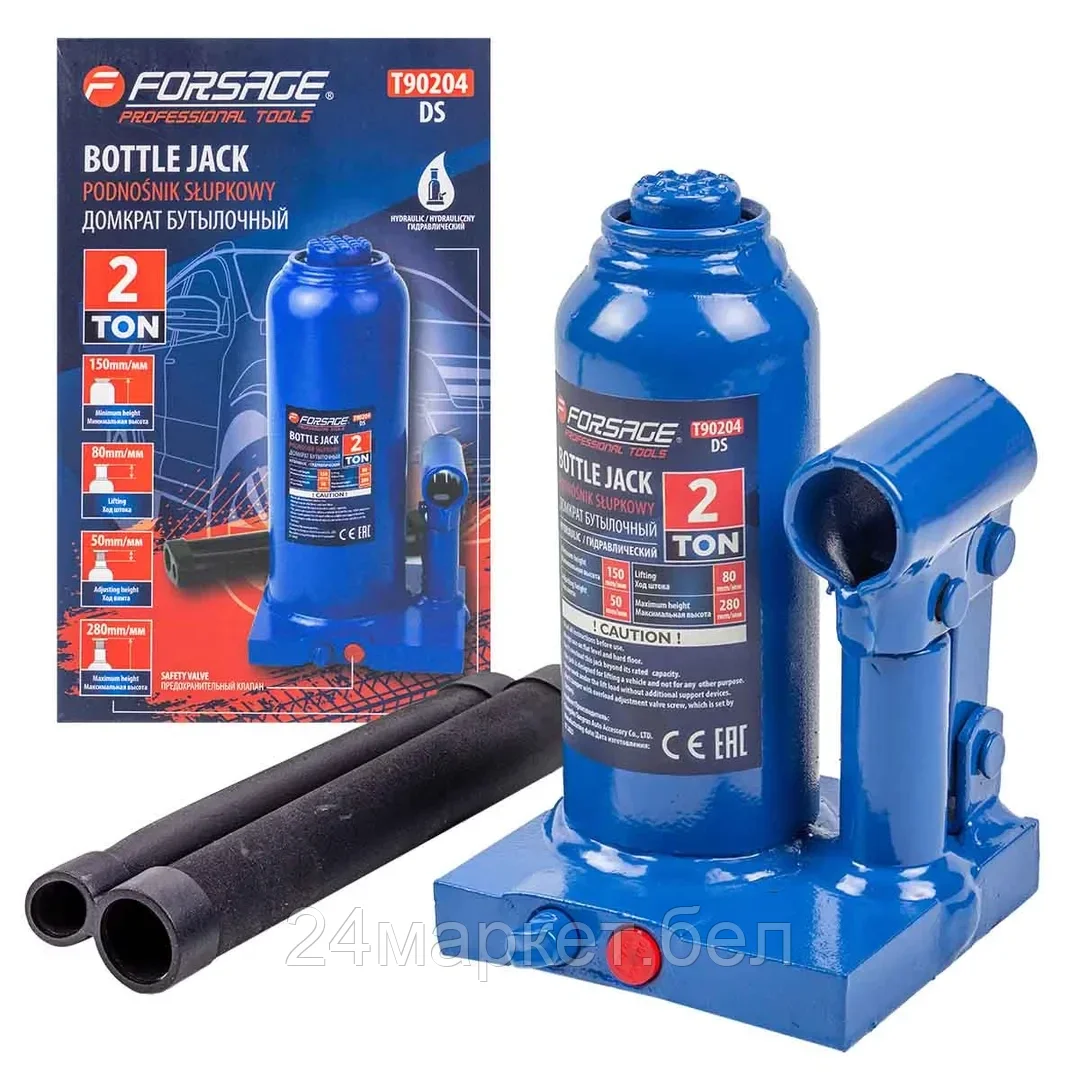 Бутылочный домкрат FORSAGE F-T90204 2т
