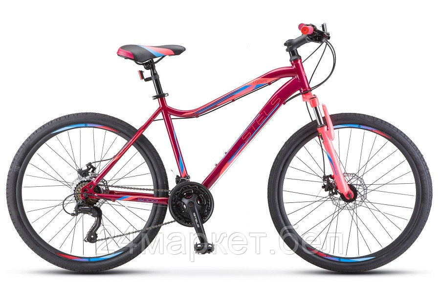 Велосипед 26 Stels Miss 5000 MD (рама 16) V020 Вишневый/розовый, LU089357 Stels