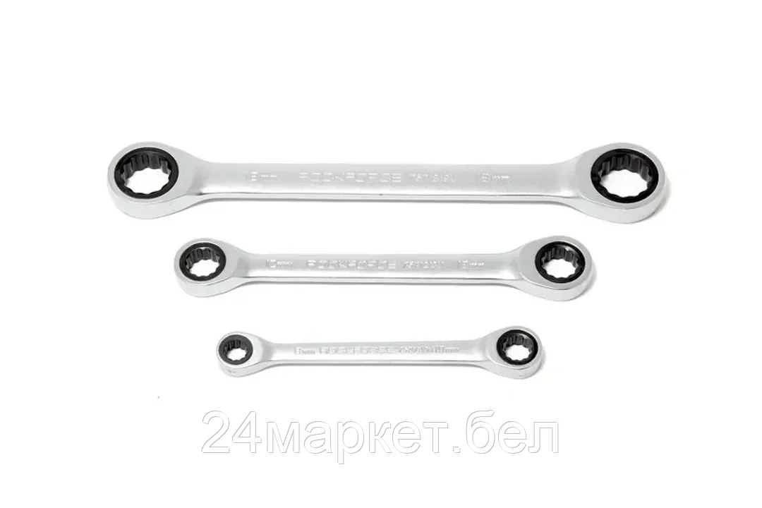 Rock FORCE Ключ накидной трещоточный 18х19мм Rock FORCE RF-7571819M