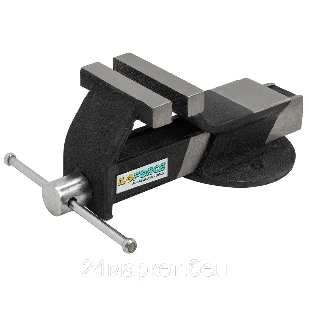 IF-6540703 ILOforce Тиски стальные с наковальней 3" (80мм)