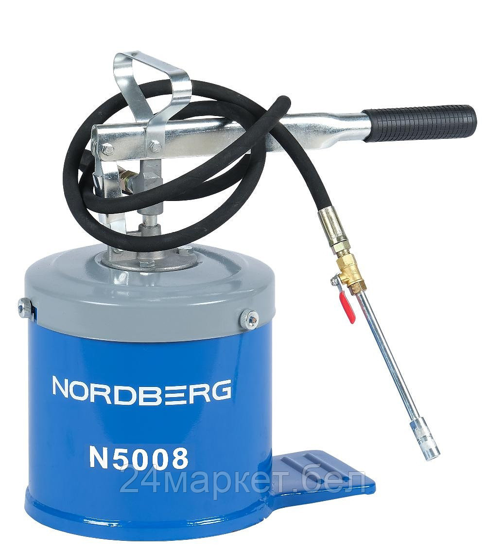 NORDBERG N5008 NORDBERG УСТАНОВКА N5008 для раздачи густой смазки ручная, 8 л