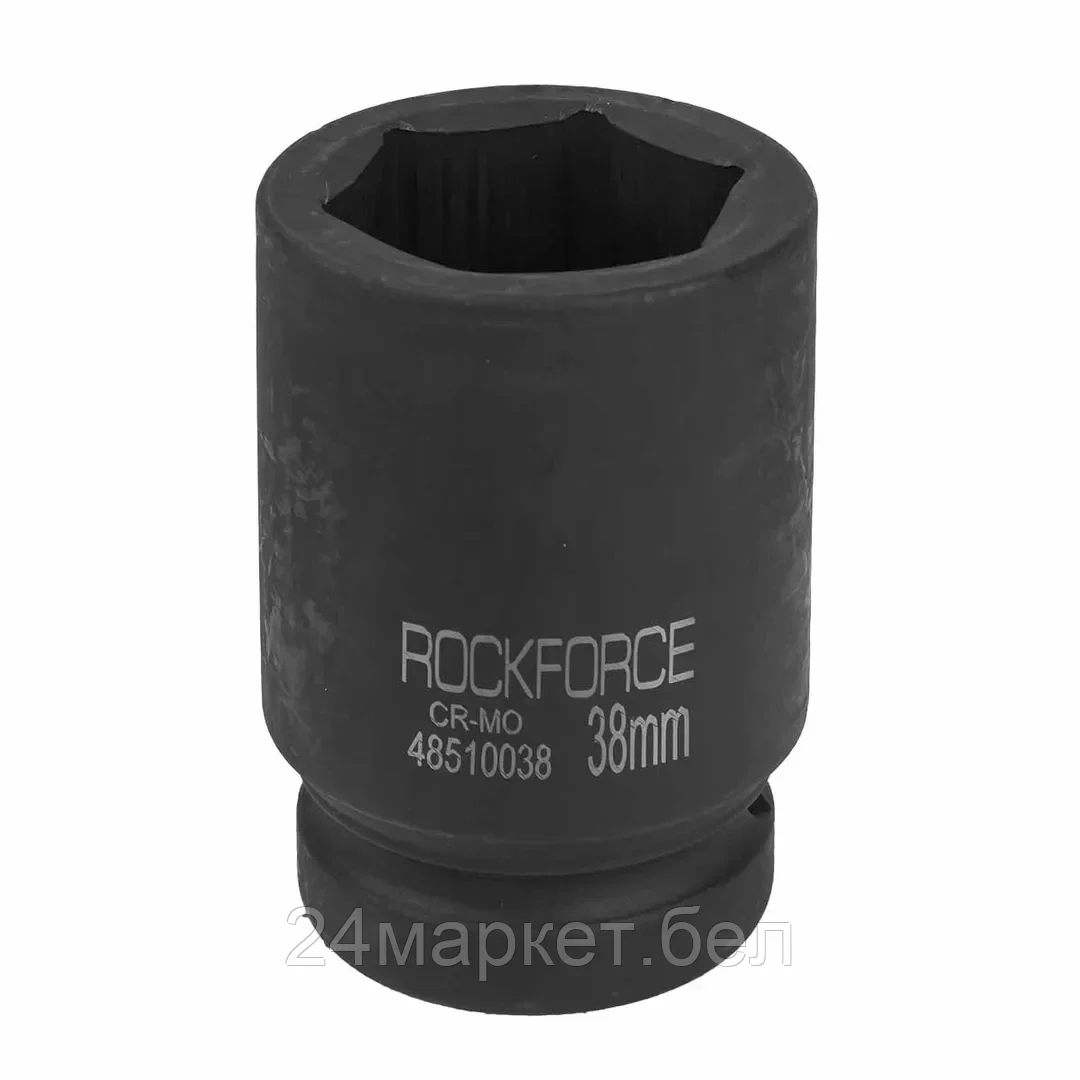 Головка ударная глубокая 1", 38мм (6гр.) RF-48510038