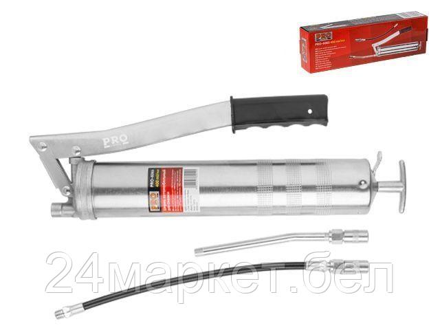 PRO STARTUL Китай Шприц автомобильный для смазки 400мл PRO STARTUL (PRO-6065) (с доп. гибким шлангом)