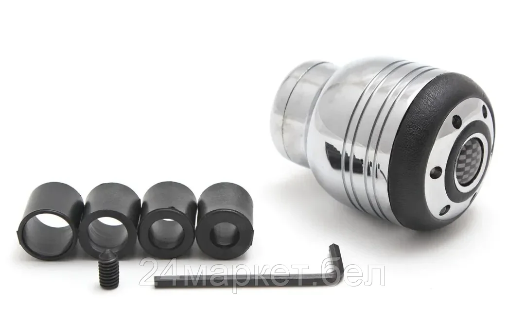 .KING Ручка на КПП FR-6029 Black/chrome с подсветкой .KING FR-6029