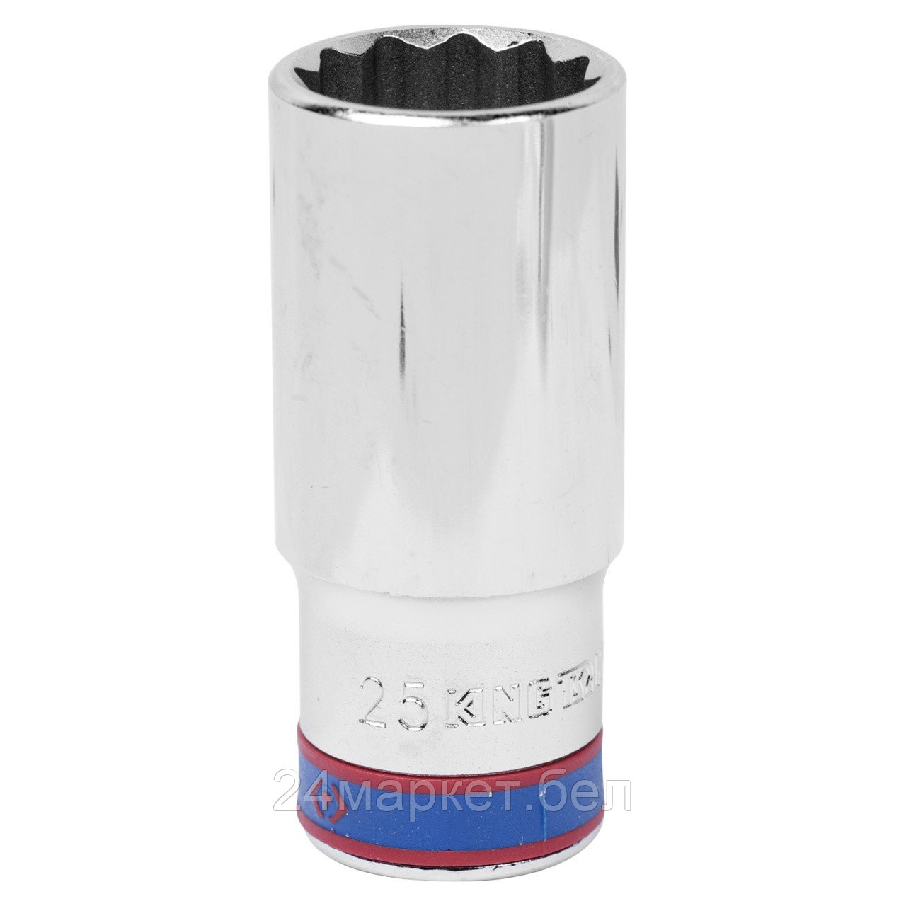 KING TONY 423025M KING TONY Головка торцевая глубокая двенадцатигранная 1/2", 25 мм
