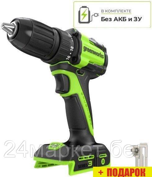 Дрель-шуруповерт Greenworks DD345 3708307 (без АКБ)
