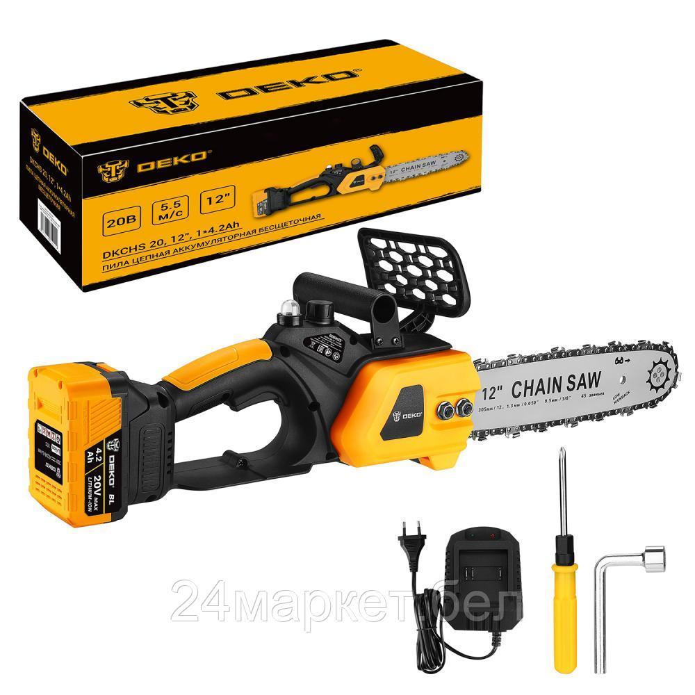 Аккумуляторная пила Deko DKCHS 20V 083-2021 (с 1-им АКБ)