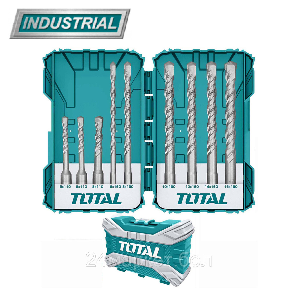 Набор буров Total TACSDL30901 (9 шт)