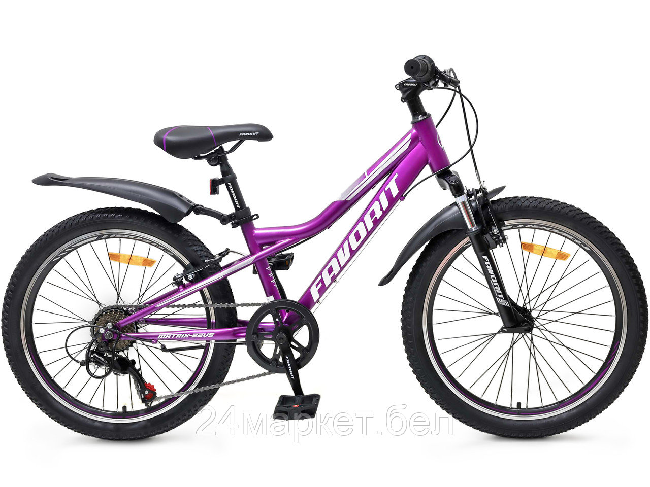 Детский велосипед Favorit MATRIX-22VS 2025 (11, фиолетовый)