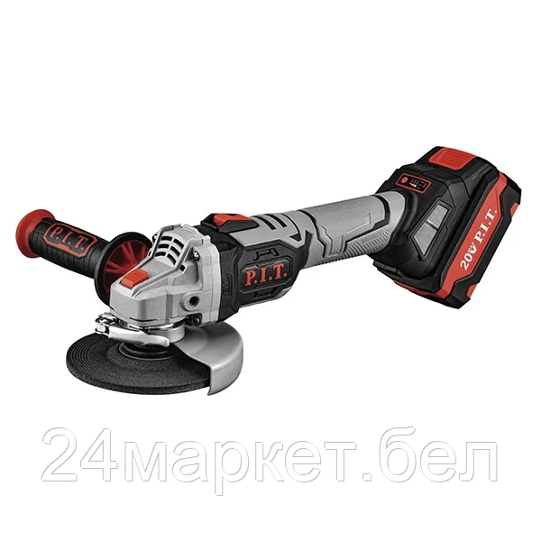 Машина шлифовальная аккумуляторная угловая, 20В, 125мм, 4500/6500/8500 об/мин, 1 акб 4 ач, ЗУ 3 А (PWS20H-125B/1)