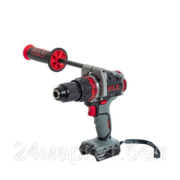 Дрель ударная бесщеточная акккумуляторная, 20 В, 0-600/2100 об/мин, 110 Hm, 13 мм, 2 ск. (PSB20H-13C)