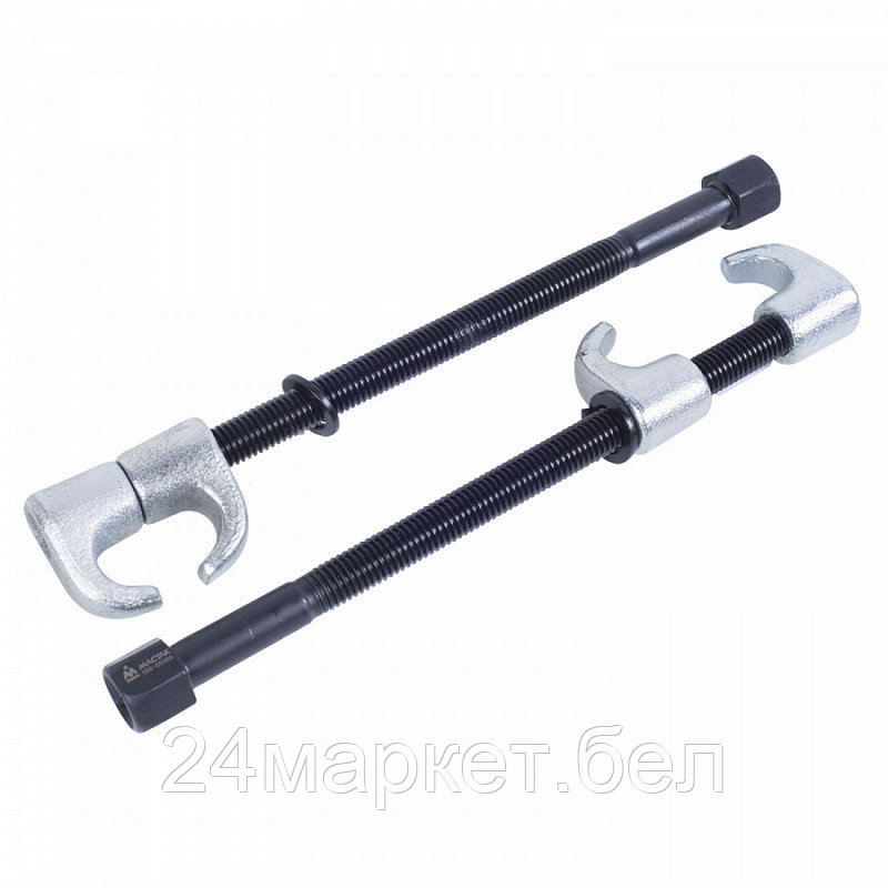 МАСТАК 100-05300 МАСТАК Стяжка амортизаторных пружин, 300 мм, кованная, одинарный крюк, 2 предмета
