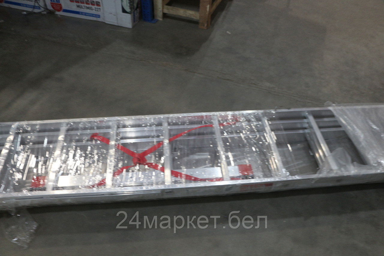 Лестница алюм. 3-х секц. 251/630/266см 3х10 ступ., 14,4кг PRO STARTUL (ST9942-10) уцененный (04637