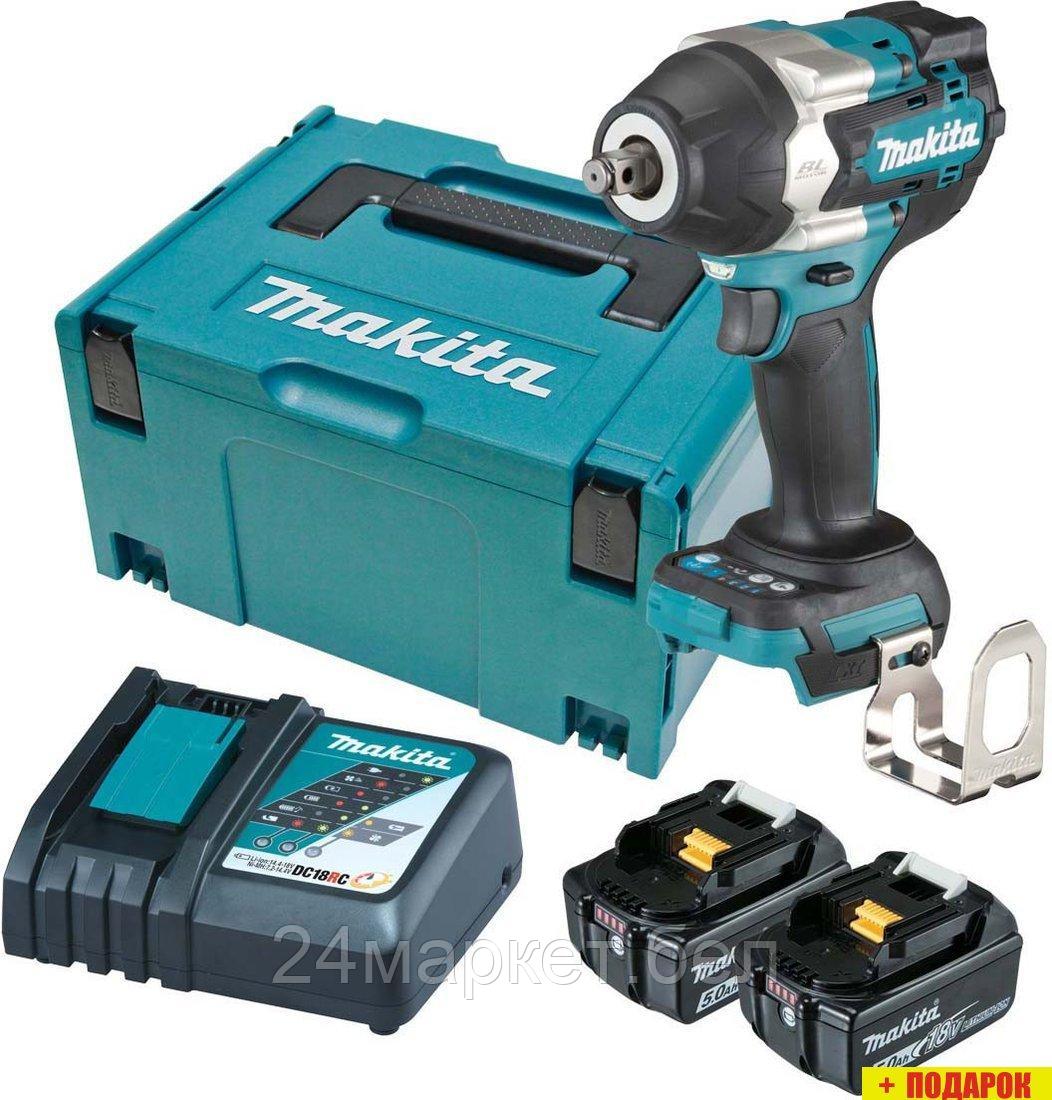 Гайковерт Makita DTW700RTJ (с 2-мя АКБ, кейс)